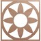 Ekena Millwork Blume Wood Fretwork Pierced Ceiling Medallion, Wood (Paint Grade), 28"OD x 9 3/4"ID x 3/8"T CMWP28X28X0375BLMF - alternate 1